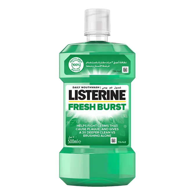 Listerine® Fresh Burst Mouthwash Mouthwash for Gingivitis LISTERINE