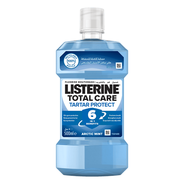 Listerine advanced tartar control teeth whitening mouthwash