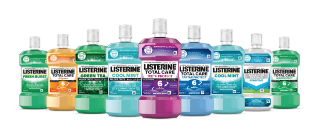 Listerine Mouthwash Product Range