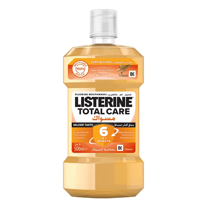 Listerine® Total Care Miswak Milder Taste Mouthwash