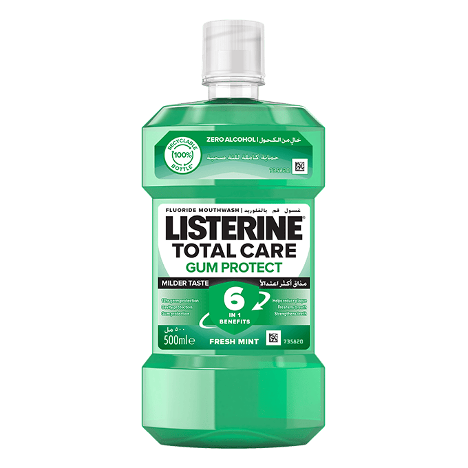 Listerine Gum Therapy Anti-Gingivitis Mouthwash, Glacier Mint, 1 L